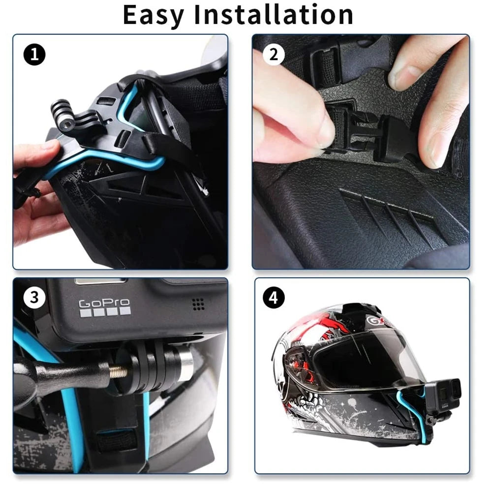 Helmet Strap Mount for GoPro and Action Cameras