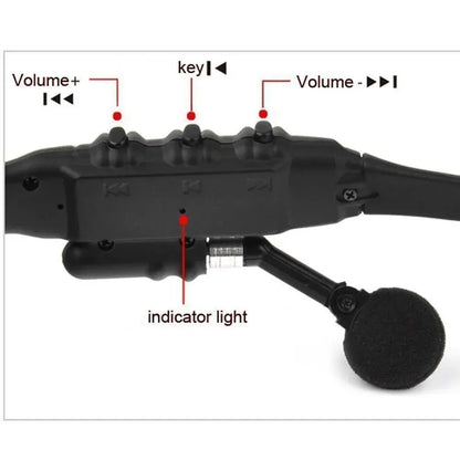 Bluetooth Glasses with Stereo Earphones & Mic