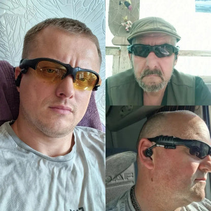 Bluetooth Glasses with Stereo Earphones & Mic